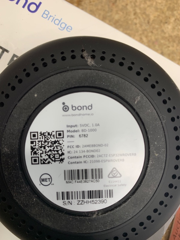 Photo 3 of BOND | Add Wifi to Ceiling Fan, Fireplace or Motorized shades | Works with Alexa, Google Home | Remote Control with App | Works with iPhone or Android