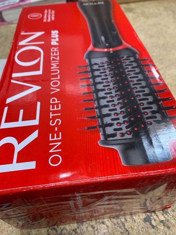 Photo 1 of REVLON One Step Volumizer PLUS Hair Dryer and Styler | More Volume, Less Damage, and More Styling Control for Easy and Fast Salon-Style Blowouts, Plus Travel Friendly (Black)