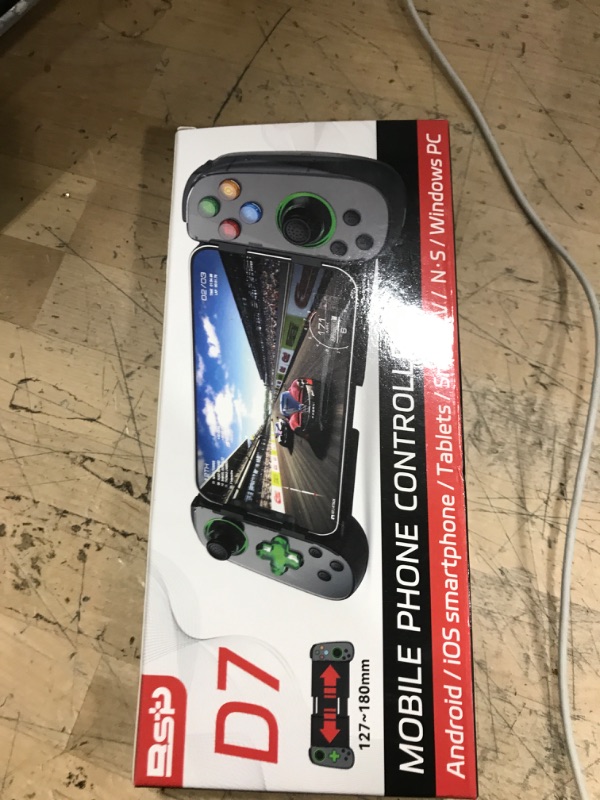 Photo 1 of Phone Game Controller for iPhone/Android/PC/Switch, Play COD, Genshin,Support Streaming on PS5/Xbox/PC Console, Cloud Gaming Wireless Gamepad Joystick, Turbo/6-Axis Gyro/Dual Motor, Green Light,Purple