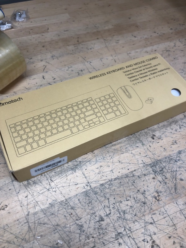 Photo 1 of cimetech EasyTyping KF10 Wireless Keyboard and Mouse Combo, [Silent Scissor Switch Keys][Labor-Saving Keys]Ultra Slim Wireless Computer Keyboard and Mouse, Easy Setup for PC/Laptop/Mac/Windows - Grey