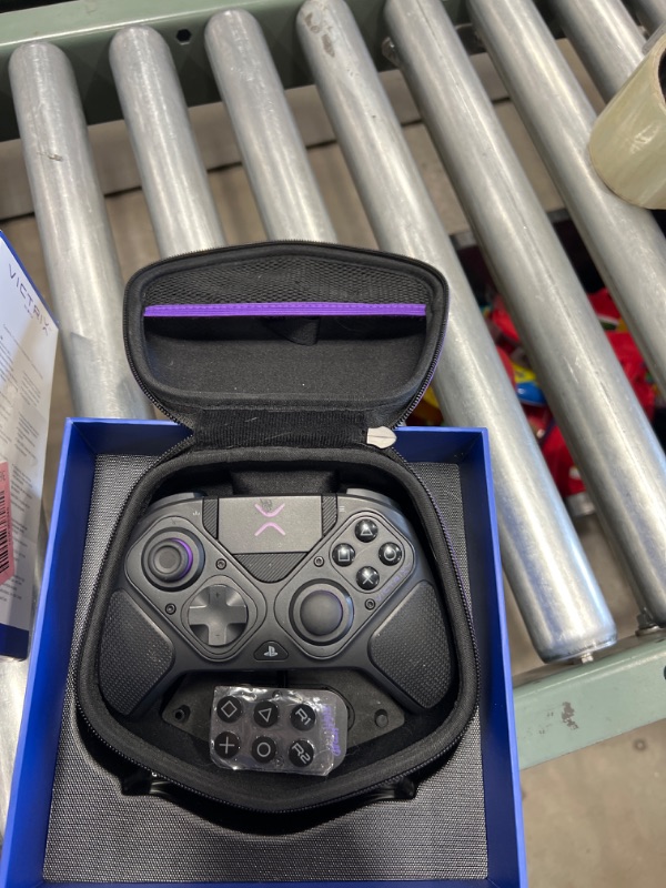 Photo 1 of PDP Victrix Pro BFG Wireless Gaming Controller for Playstation 5 / PS5, PS4, PC, Modular Esports Gamepad, Remappable Buttons, Customizable Triggers/Paddles/D-Pad/Fightpad, PC App, Black
