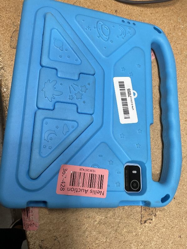 Photo 1 of CWOWDEFU Kids Tablet, 10-inch Android 14 Tablet for Kids with Protective Case, Kids Pad has 6000 mAh, 8(4+4) GB RAM, 128 GB ROM, WiFi 6, Bluetooth 5.0, Gift for Children (Blue)