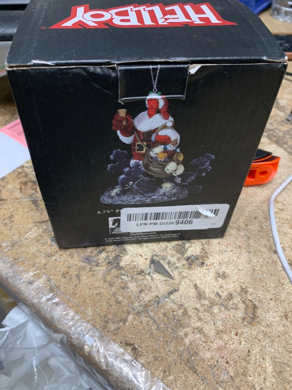 Photo 1 of Dark Horse Deluxe Hellboy Holiday Ornament, Multicolor
