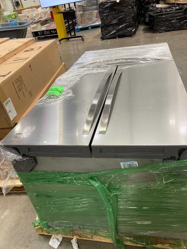 Photo 1 of 20.3 cu. ft. French Door Refrigerator Fingerprint-Resistant Stainless Stee