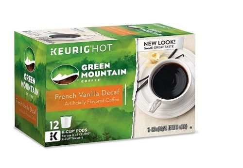 Photo 1 of ***BB 10/20/26***Green Mountain Coffee French Vanilla Decaf Coffee K-Cup Pods Box 12 Ct - Keurig Single Serve Light Roast Coffee