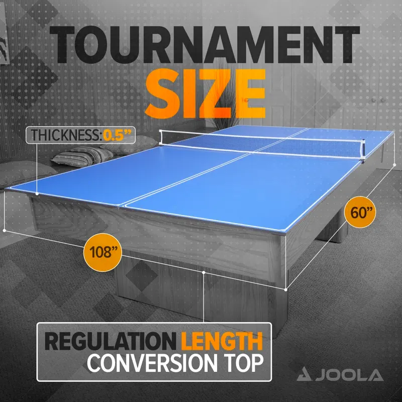 Photo 1 of 84" Ping Pong Table Top RayChee Foldable Conversion Top
