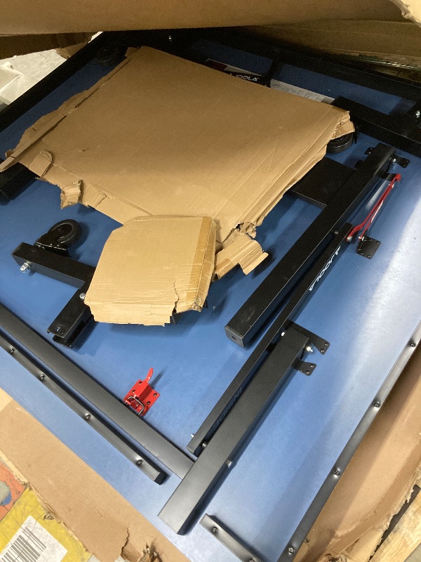 Photo 1 of ***PARTS ONLY, ITEM IS DAMAGED****JOOLA Inside Professional MDF Indoor Ping Pong Table with Quick Clamp Table Tennis