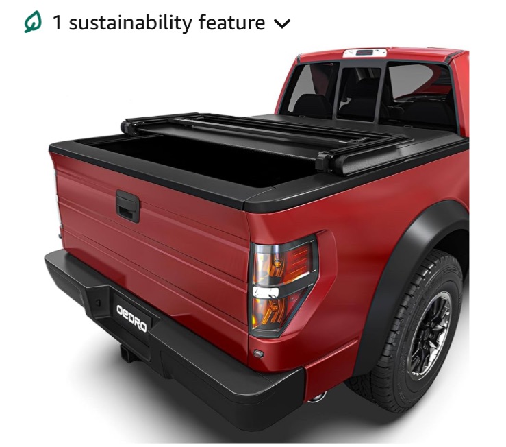 Photo 1 of ****MISSING PARTS***OEDRO Upgraded Soft Tri-fold Truck Bed Tonneau Cover On Top Compatible with 2009-2014 Ford F150 F-150 with 5.5ft Bed
