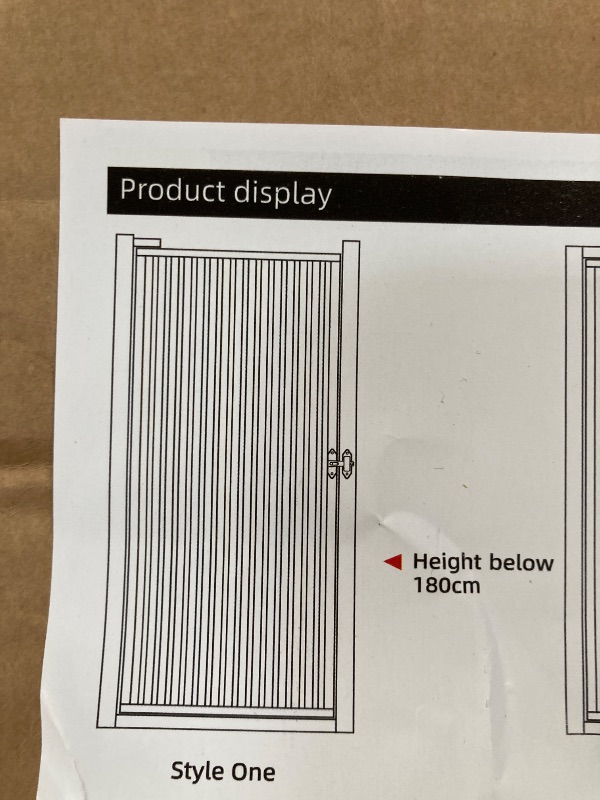 Photo 2 of  Extra Tall Cat Gate for Doorway, 30.5"-40" Auto Close Pet Gate Include  Extension Kits, No Drilling Pressure Mount Kit, Suitable for Doorways or Kitchen, New White