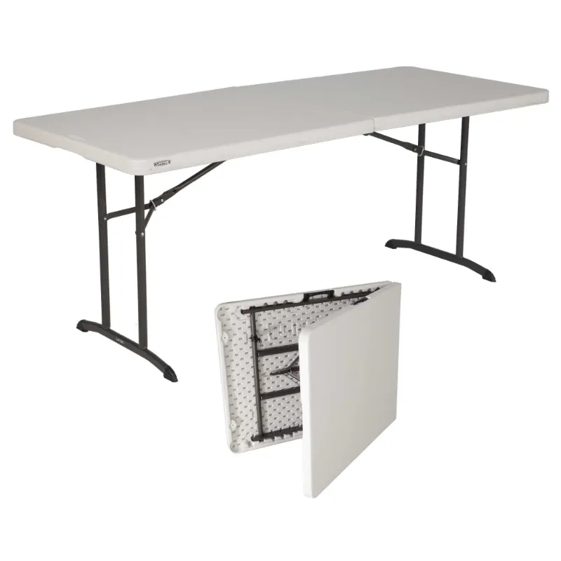 Photo 1 of  6 Foot Rectangle Fold-in-Half Table