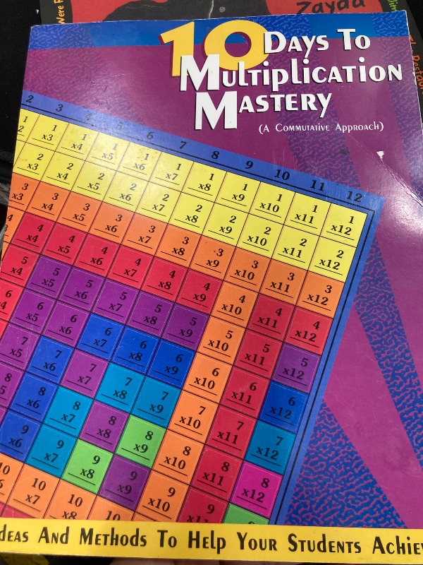 Photo 1 of 10 Days to multiplication Mastery