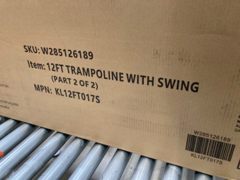 Photo 1 of 12Ft Trampoline With Slide And Swings