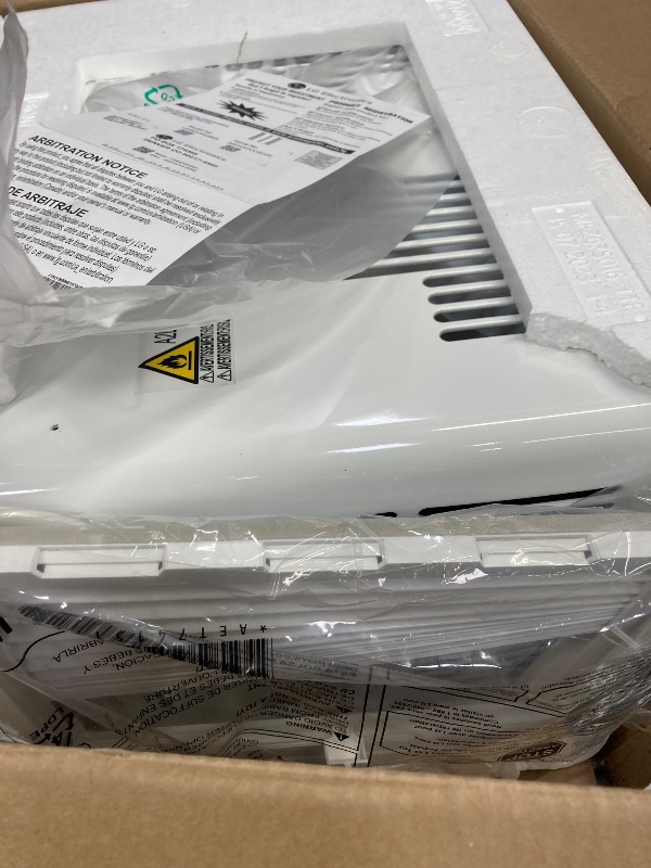 Photo 1 of ****/PARTS ONLY/MISSING REMOTE/AC BLOWS COLD BUT FAN MAKES NOISE****LG LW8024RSMX Window Conditioner, Wi-Fi Enabled w/Remote, 350 Sq.Ft, 4-Way Air Deflection, 3 Cooling and Fan Speeds, 115V, 8,000 BTU, White
