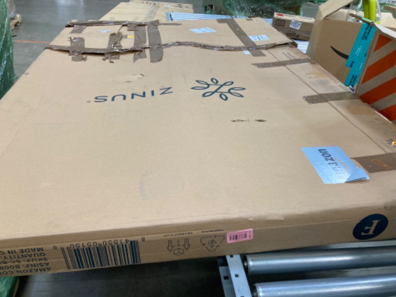 Photo 1 of Zinus Jayanna 9 Inch High Profile BiFold Box Spring / Folding Mattress Foundation / Strong Steel Structure / No Assembly Required, Full