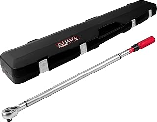 Photo 1 of 3/4 Inch Torque Wrench, 48 Tooth Torque Wrench 3/4 Drive 100-600FT.LB/135-815N.M with a Solid Storage Case