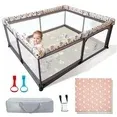 Photo 1 of 
Joypony Baby Playpen with Mat, 50inch Large Play Yard Activity Center for Babies and Toddlers
