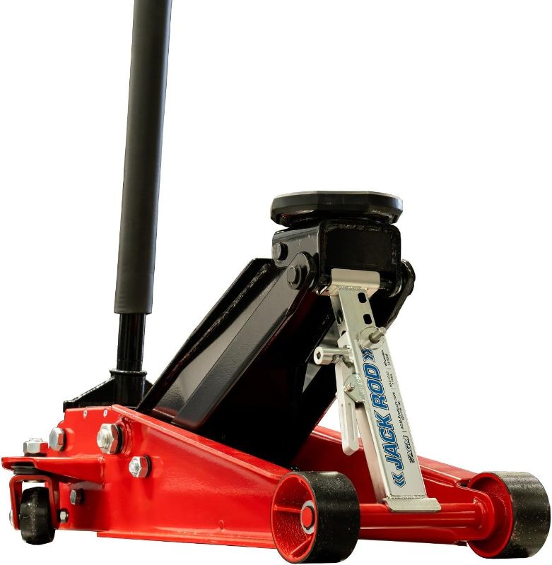 Photo 1 of AGM Products Jack Rod - Easy to Use Floor Jack Safety Tool. Rated for 3.5 Tons. Squeeze to Extend, Locks Automatically Squeeze to Remove. SUV, Truck, Car Jack NOT Included