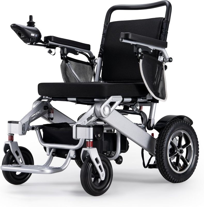 Photo 1 of 
3.4
3.4 out of 5 stars
(13)
Electric Wheelchair for Adults - 15 Miles Long Travel Range, Lightweight Folding, Motorized Power Chair for Indoor/Outdoor Mobility - Compact Size - Black
