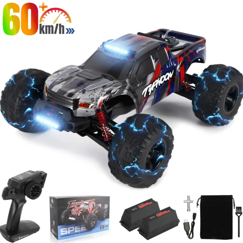 Photo 1 of 1:10 RC Car Truck for Adults 40+MPH High Speed Off-Road Monster Truck 4WD All Terrain Remote Control Car Toys Christmas Gift for Kids Boys
