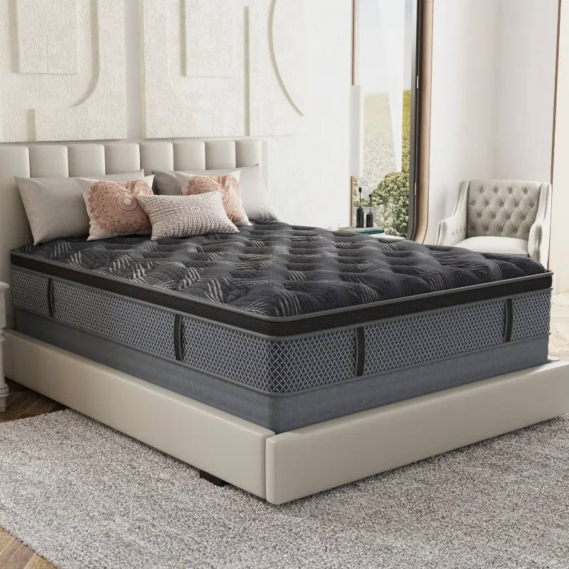 Photo 1 of Behost Pillow Top FULL  Mattress, 10 Inch Hybrid Innerspring Double Mattress in a Box, Cool Bed with Breathable and Pocket Spring Mattress Soft Knitted Fabric Cover
