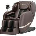 Photo 1 of ***HAS SCUFF  MARKS AND A WHOLE ON SIDE***Real Relax Full Body Zero Gravity Shiatsu Recliner Electric Massage Chair, Brown
