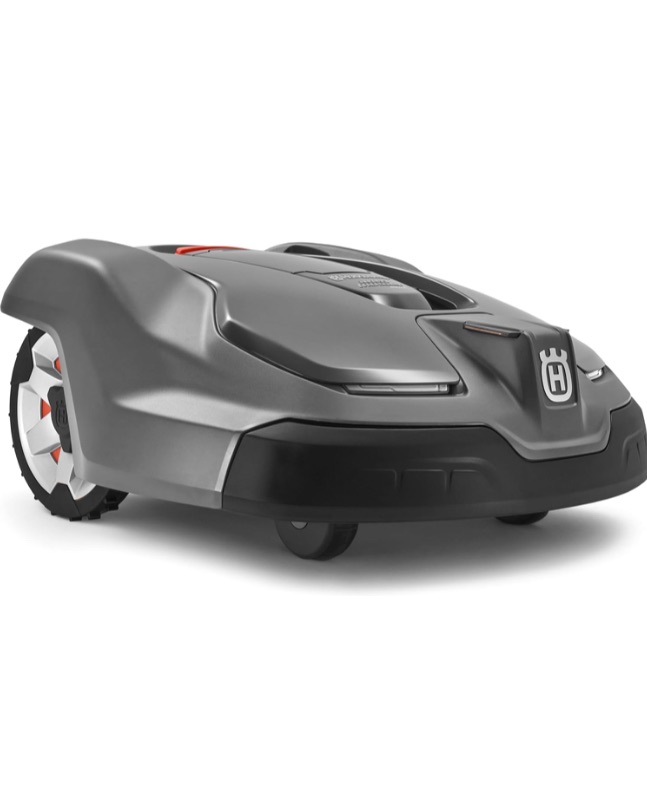Photo 1 of ***missing parts*****Husqvarna Automower 430XH Robotic Lawn Mower with GPS Assisted Navigation, Automatic Lawn Mower with Self Installation and Ultra-Quiet Smart Mowing Technology for Medium to Large Yards (0.8 Acre)