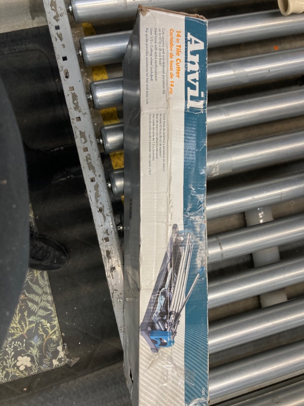 Photo 1 of Anvil 14 in. Ceramic and Porcelain Tile Cutter with 1/2 in. Cutting Wheel 10214ANV