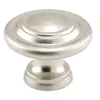 Photo 1 of 1-11/16 in., Satin Nickel, Bi-fold Door Pull Knob