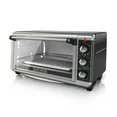 Photo 1 of BLACK+DECKER 8 Slice Extra-Wide Stainless Steel Countertop Toaster Oven, TO3250XSB