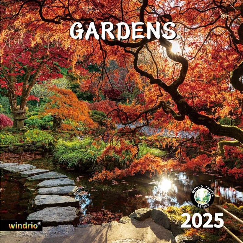 Photo 1 of 2022 Wall Calendar,Calendar 2025, January 2025 - December 2025, Wall Calendar Gardens, 12" x 24" Opened,Full Page Months Thick & Sturdy Paper for Calendar Organizing & Planning