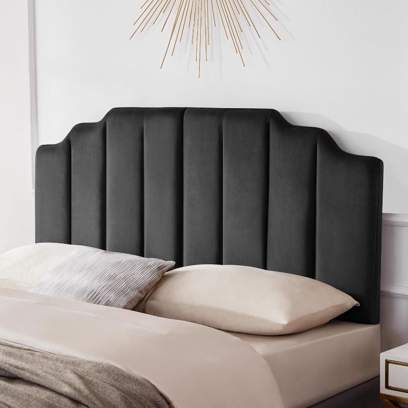 Photo 1 of  Drak grey queen Headboard