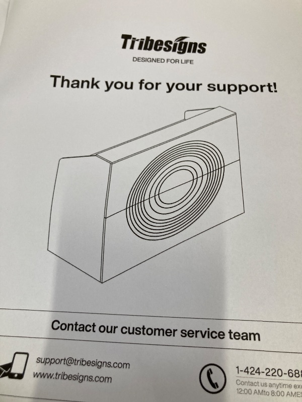 Photo 1 of Tribesigns Reception Desk with Counter, Modern Front Desk Reception Room Table with Cable Grommet, 47 inch Retail Counter for Checkout, Lobby, Beauty Salon, Home Office Desk, White