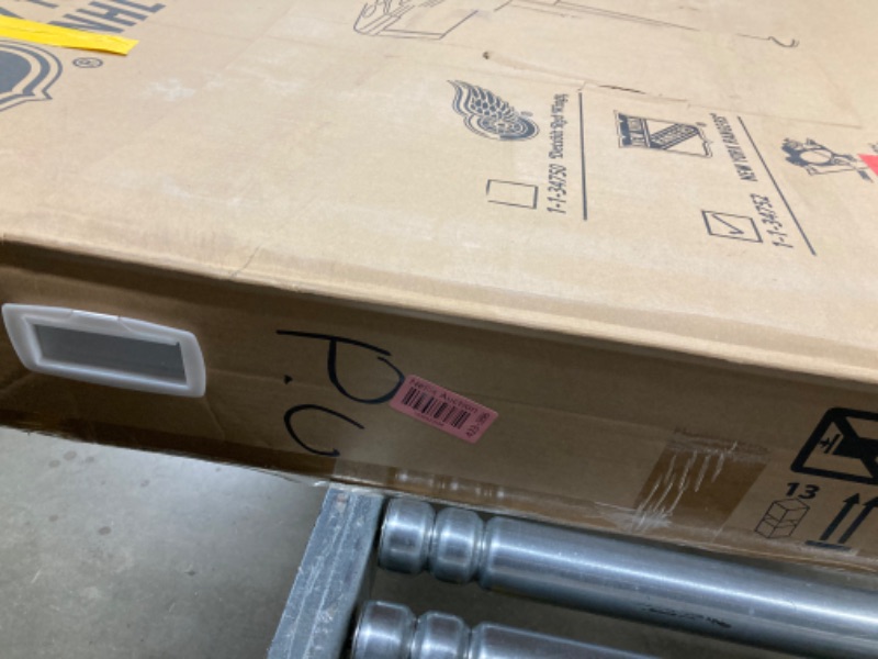 Photo 1 of *see notes*
NHL Air Powered Hockey Table - New York Rangers - 84 Inch - Features Scratch Resistant Material, Automatic Scoring, and Built-In Accessory Storage