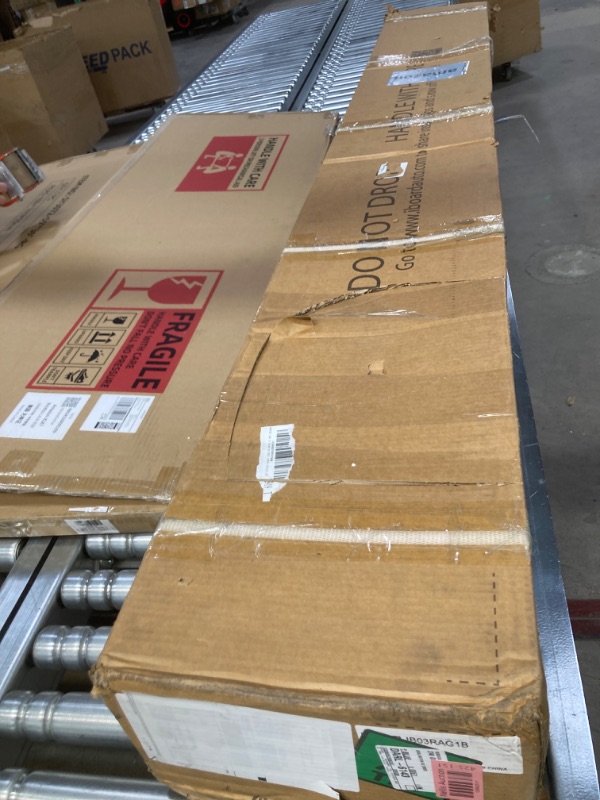 Photo 1 of APS 6-inch Stainless Steel (Black Flat Style) Running Boards Nerf Bars Compatible with Ford F150 2015-2025 SuperCrew Cab & F150 Lightning 2022-2025 & F-250 F-350 Super Duty 2017-2025 Crew Cab