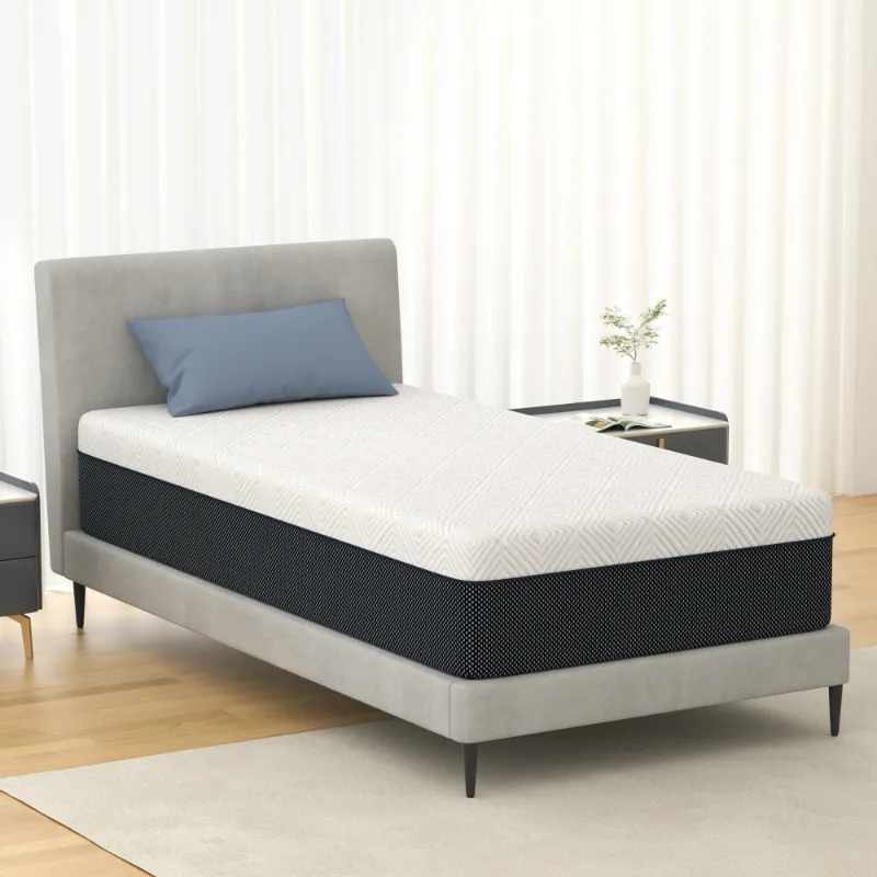 Photo 1 of Nefoso 12 inch Memory Foam Mattress, Twin Size Mattress for Cool Sleep Pressure Relief, CertiPUR-US OEKO-TEX Certified
