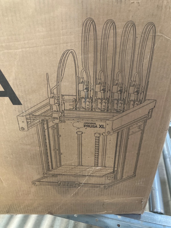 Photo 1 of Original Prusa XL Assembled 5-toolhead 3D Printer, Large-Scale CoreXY 3D Printer, Assembled and Tested, Build Volume of 14.17×14.17×14.17 in, 5 Independent toolheads, Multi-Material Experience