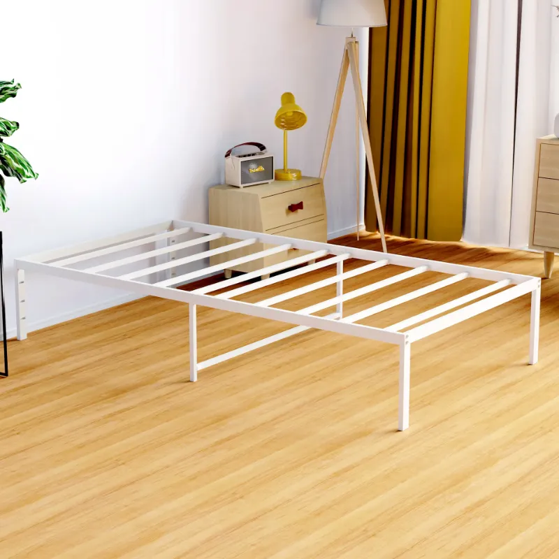 Photo 1 of 

View in 3D




Best seller
Visit the Lusimo Store
Lusimo Twin Bed Frame No Box Spring Needed 14 inch Heavy Duty Metal Platform Bed Frame Twin Size Anti-Slip Support Easy Lock Assembly, White