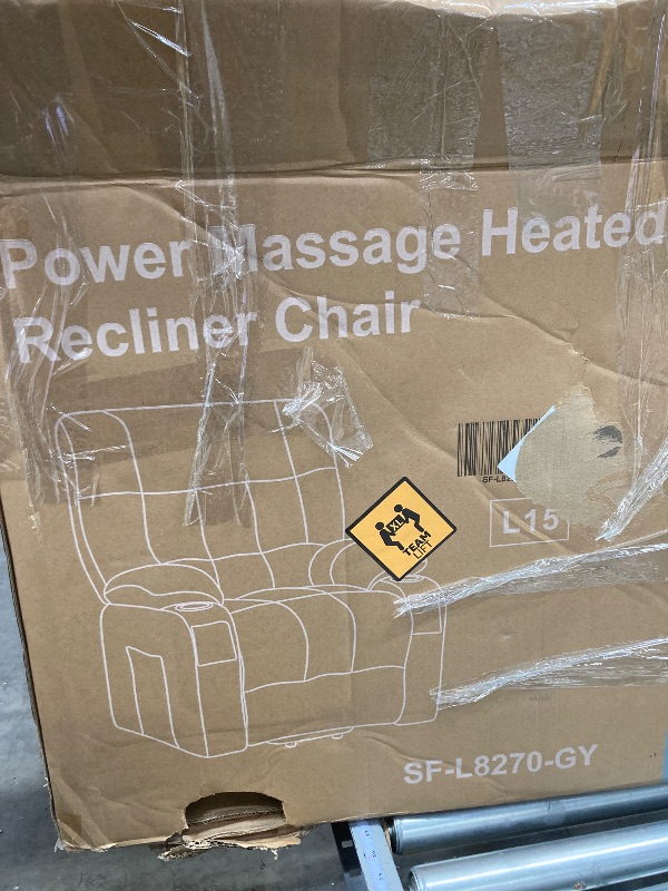 Photo 5 of  Recliner Chair with Vibrating Massage and Heating, Home Theater Seating with Lumbar Support, Adjustable Electric Power Lift Chairs