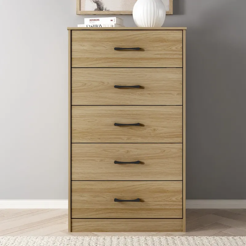 Photo 1 of ==similar==Mainstays Ardent 5 Drawer Dresser, Euro Oak