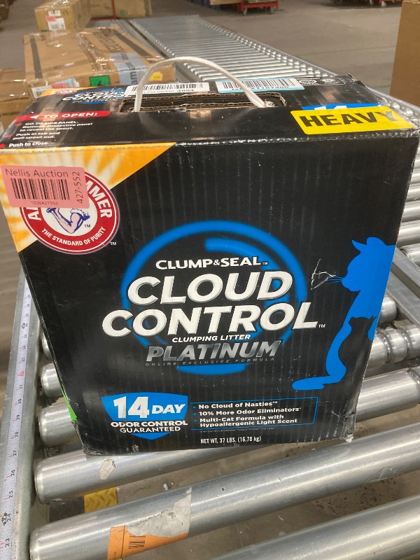 Photo 2 of ARM & HAMMER Cloud Control Platinum Clumping Cat Litter 37LB