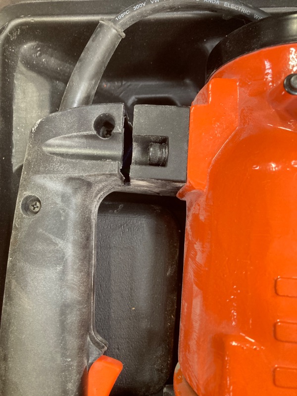 Photo 1 of VEVOR Demolition Jack Hammer, MAX 2200W 1400 BPM Jack Hammer Concrete Breaker, Heavy Duty Electric Jack Hammer 4pcs Chisels Bit with Gloves, 360°C Swiveling Front Handle for Trenching Breaking Holes