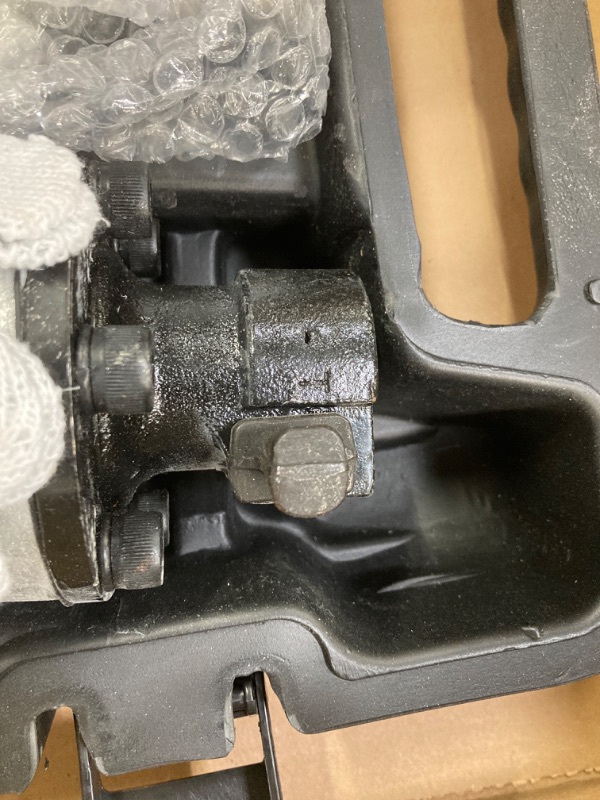 Photo 1 of VEVOR Demolition Jack Hammer, MAX 2200W 1400 BPM Jack Hammer Concrete Breaker, Heavy Duty Electric Jack Hammer 4pcs Chisels Bit with Gloves, 360°C Swiveling Front Handle for Trenching Breaking Holes