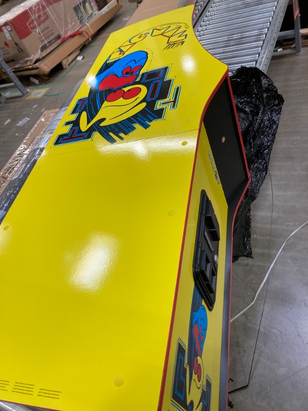 Photo 3 of Arcade1Up PAC-Man Deluxe Arcade Machine for Home - 5 Feet Tall - 14 Classic Games