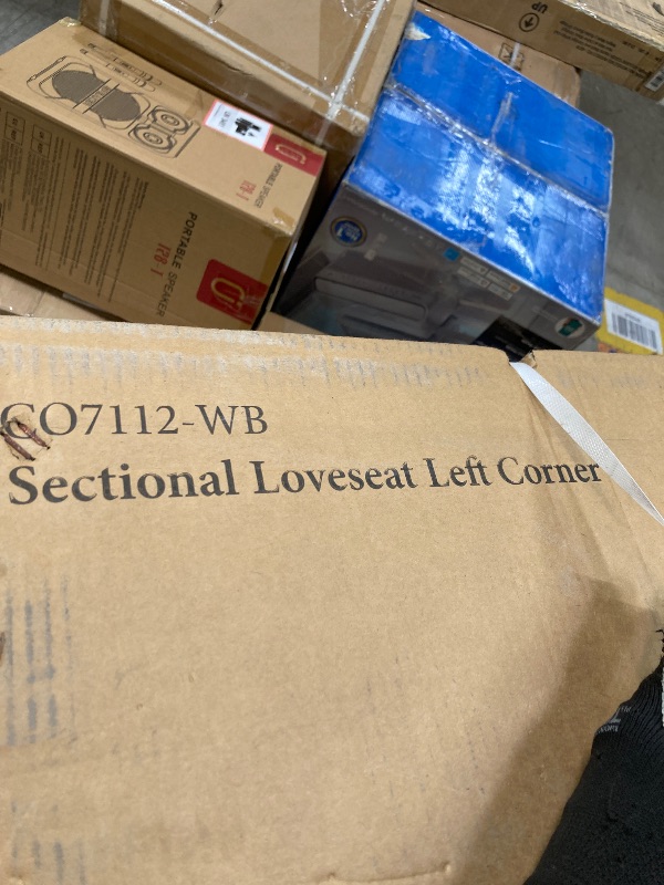 Photo 1 of ***(PARTS ONLY -SELLING AS IS)***
Crosley Furniture Bradenton \1-Piece Outdoor Sectional Sofa Wicker Conversation Patio Furniture for Deck, Brown with Navy Cushions