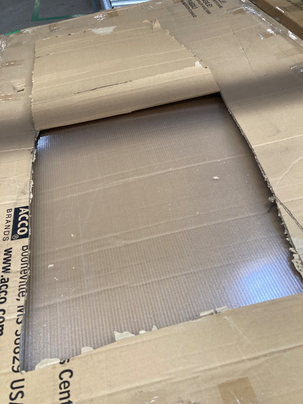 Photo 1 of ***PARTS ONLY -MISSING PARTS - SELLING AS PARTS ONLY AS IS***
Quartet Privacy Screen, 64" x 38" Translucent Portable Wall Divider, Adjustable Height, Sturdy Aluminum Frame on Wheels, Includes Attachable White Board (WPS2000)