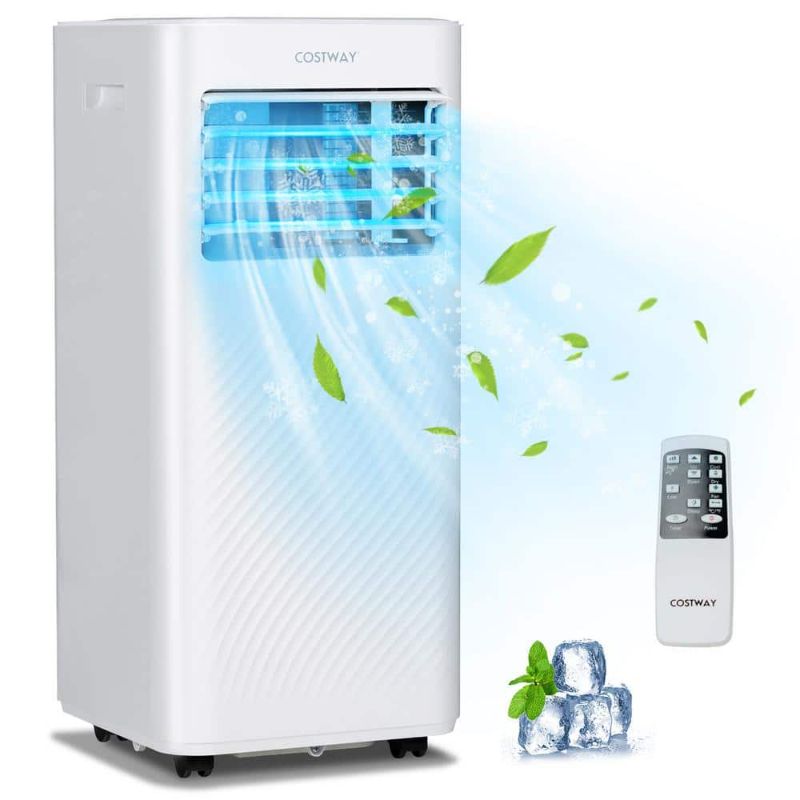 Photo 1 of 10000 Btu Portable Air Conditioner 4-in-1 Ac with Cool Fan Humidifier Sleep Mode - White