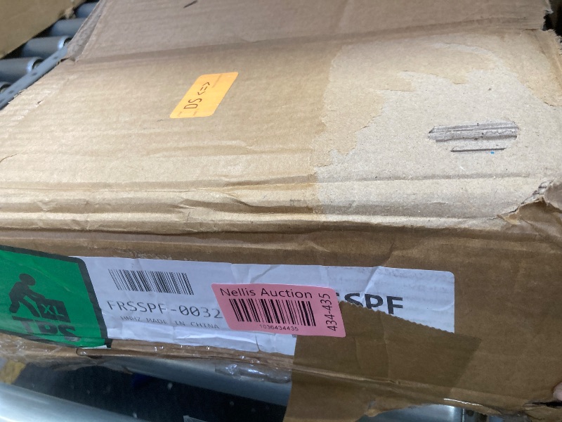 Photo 1 of Clamp-On Pallet Forks with Adjustable Stabilizer Bar, 2000 Lbs Capacity for Heavy-Duty Tractor Bucket, Skid Steer, and Loader (2000 Lbs, 43")