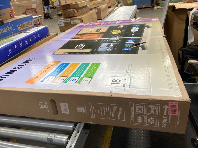 Photo 1 of ***PARTS ONLY***SAMSUNG 75-Inch Class Crystal UHD U8000F 4K Smart TV (2025 Model) Endless Free Content, Crystal Processor 4K, MetalStream Design, Knox Security, Alexa Built-in