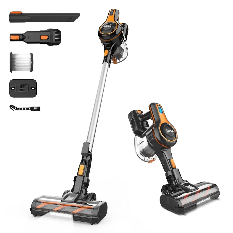 Photo 1 of ***SEE NOTES***PARTS ONLY***INSE Cordless Vacuum Cleaner, 300W Rechargeable Stick Vacuum with Brushless Motor for Carpet Hardwood Floor Pet Hair,S620