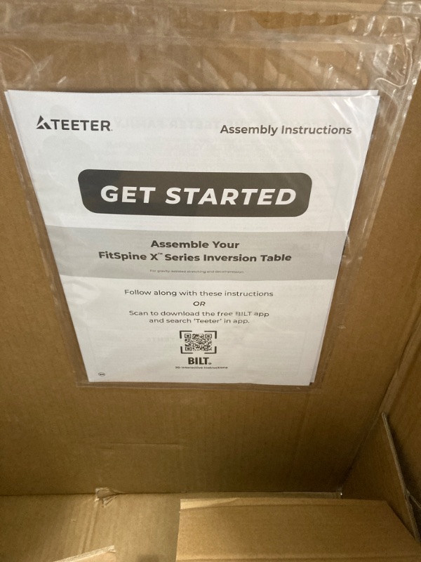 Photo 1 of Teeter FitSpine X3B Inversion Table, 2019 Model, Deluxe Easy-to-Reach Ankle Lock, Back Pain Relief Kit, FDA-Registered (Blemished)